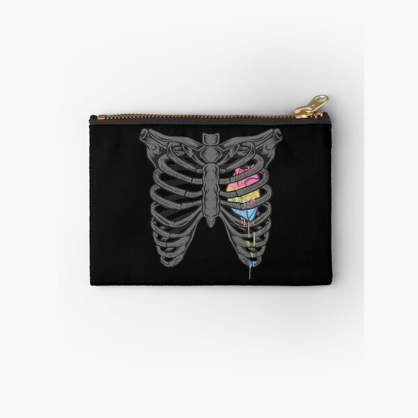 Item preview, Pansexual Rib Cage Heart LGBT Pride Flag designed and sold by Clara Hollins.