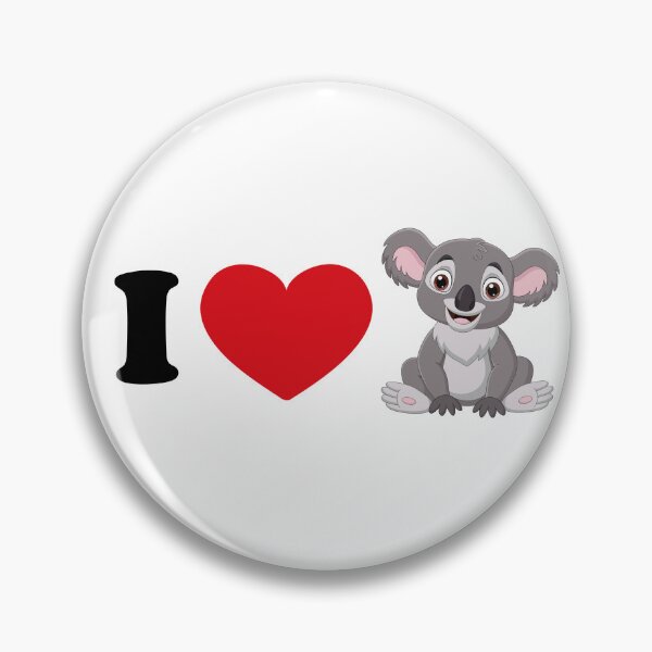 Item preview, I love koala - with a cute koala bear art designed and sold by EmeraldeaArt.