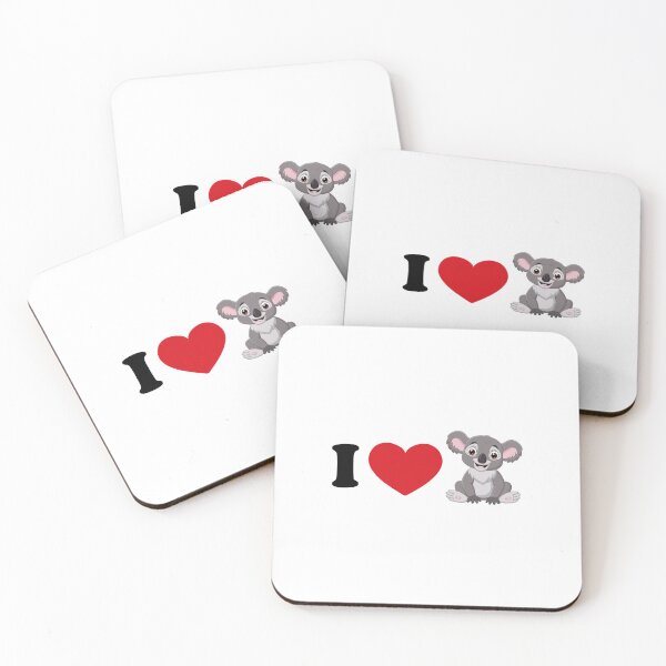 Item preview, I love koala - with a cute koala bear art designed and sold by EmeraldeaArt.
