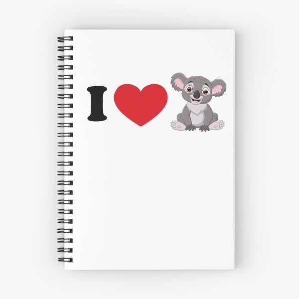 Item preview, I love koala - with a cute koala bear art designed and sold by EmeraldeaArt.