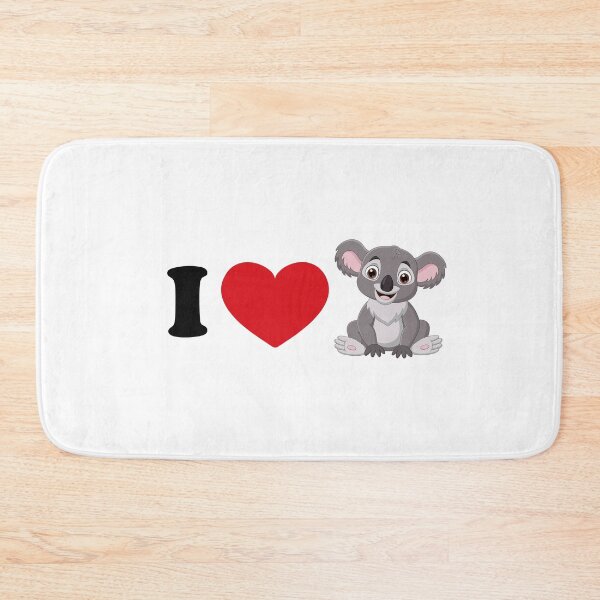 Item preview, I love koala - with a cute koala bear art designed and sold by EmeraldeaArt.