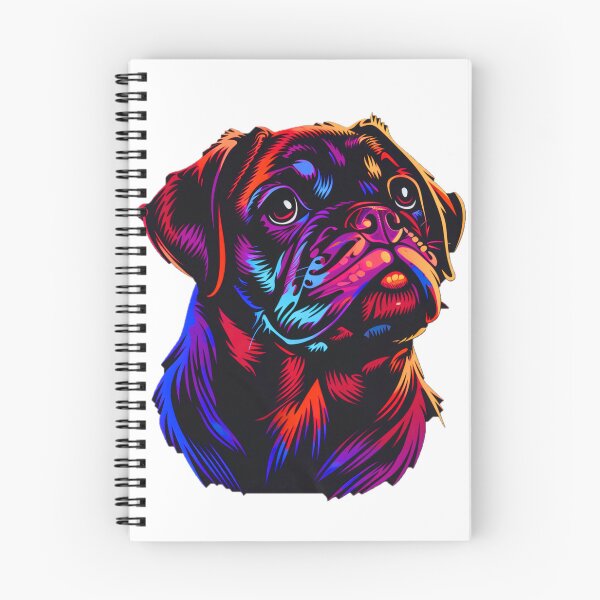 Item preview, Neon Pug Dog Design designed and sold by SmarterShoppes.