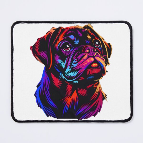 Item preview, Neon Pug Dog Design designed and sold by SmarterShoppes.
