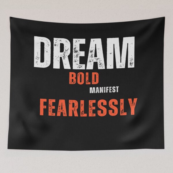 Item preview, Dream Bold Manifest Fearlessly | Law of Attraction| Self Empowerment designed and sold by IManifestArt.