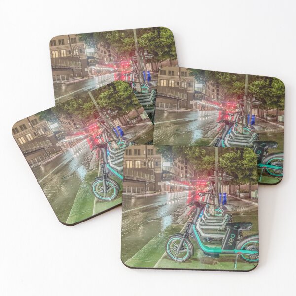 Item preview, Downtown San Antonio Rainy City Night  designed and sold by aadventures.