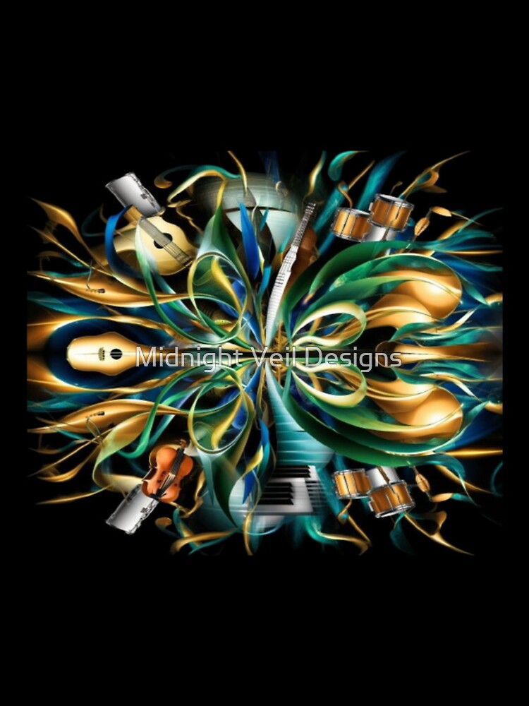 Thumbnail 4 of 4, iPhone Case, Abstract Musical Notes and Instruments designed and sold by TDSUK.
