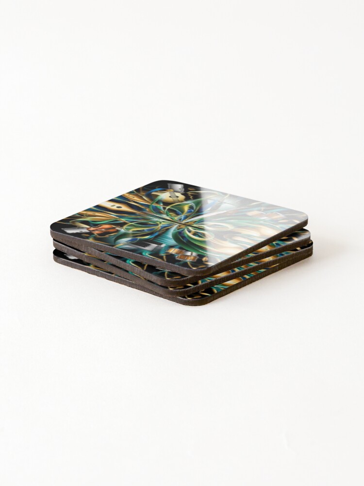 Thumbnail 4 of 5, Coasters (Set of 4), Abstract Musical Notes and Instruments designed and sold by TDSUK.