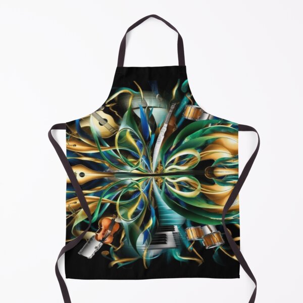 Item preview, Abstract Musical Notes and Instruments designed and sold by Midnight Veil Designs.