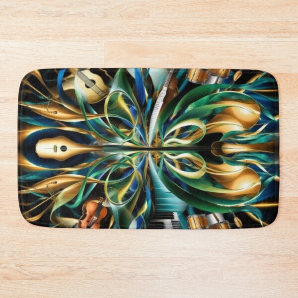 Item preview, Abstract Musical Notes and Instruments designed and sold by Midnight Veil Designs.