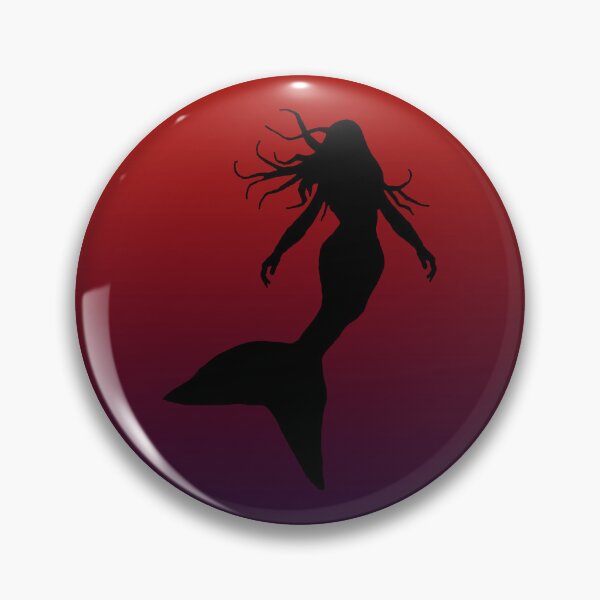 Item preview, Mythical Mermaid Silhouette Under the Sea Art 2 of 4 designed and sold by Beachy.