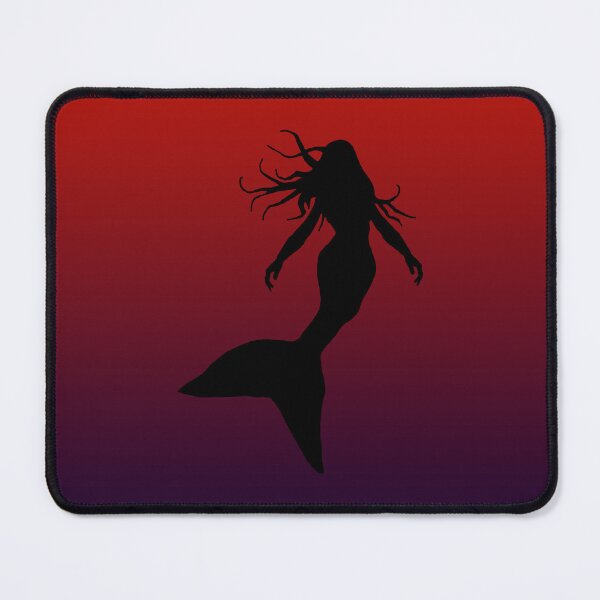 Item preview, Mythical Mermaid Silhouette Under the Sea Art 2 of 4 designed and sold by Beachy.