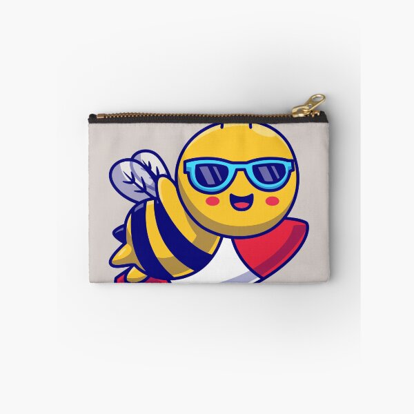 Item preview, Cute Honey Bee Flying with Rocket Cartoon Vector Icon designed and sold by hjian8219.