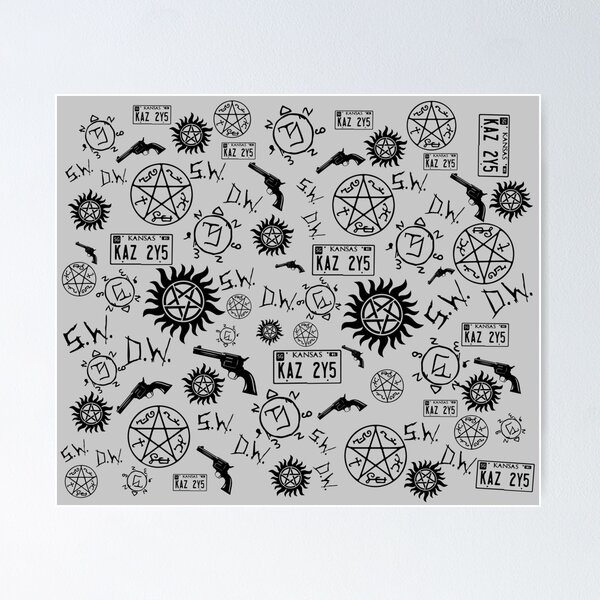 Item preview, Supernatural Symbols designed and sold by mathias09.