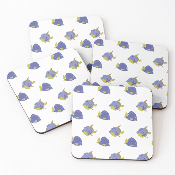 Item preview, Copy of fish  ultra violet, lavender, mustard, acid yellow,  designed and sold by handmadehipsters.