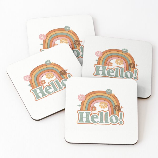 Item preview, Retro Geometric Pattern Rainbow y2k 80s Trendy Flower T-shirt Sticker designed and sold by ThinkNature!.