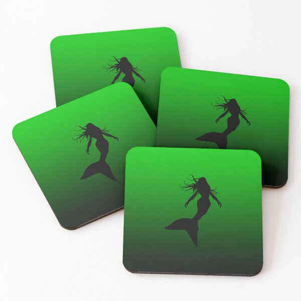 Item preview, Mythical Mermaid Silhouette Under the Sea Art 3 of 4 designed and sold by Beachy.