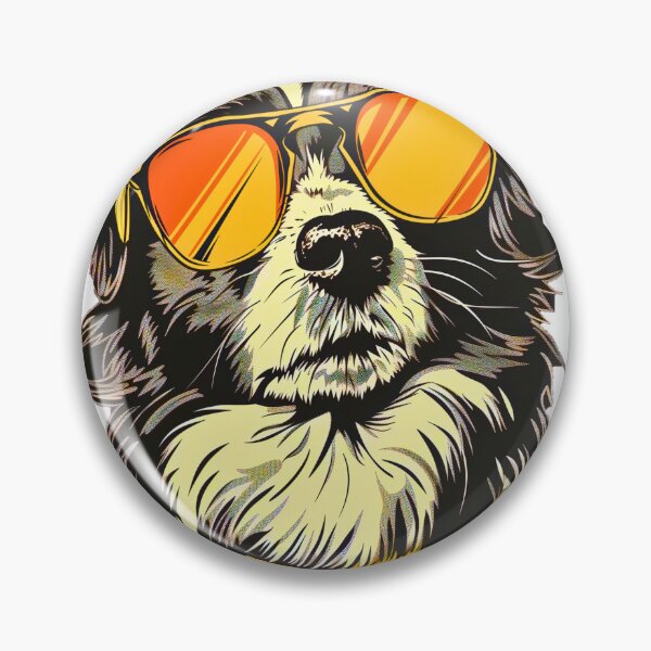 Item preview, Cool Border Collie with Sunglasses designed and sold by SmarterShoppes.