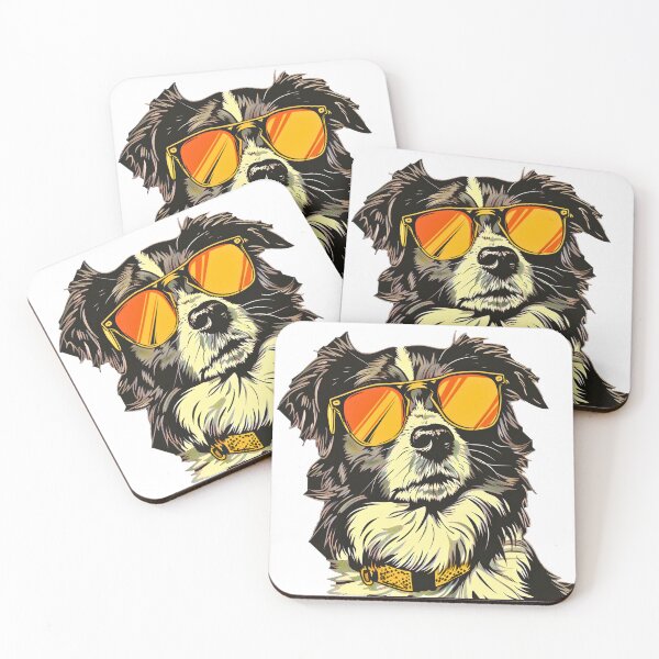 Item preview, Cool Border Collie with Sunglasses designed and sold by SmarterShoppes.