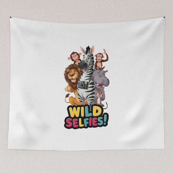 Item preview, Wild Selfies designed and sold by Dazzle-Sizzle.