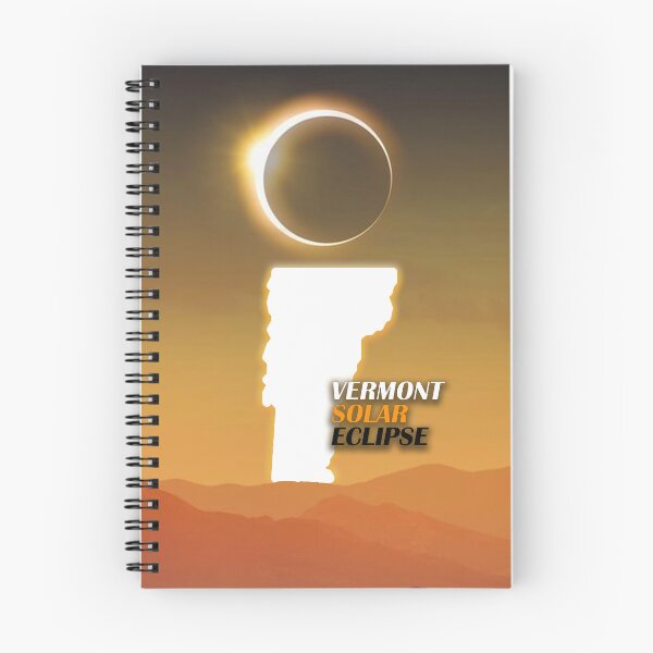 Item preview, Vermont solar eclipse vintage T-Shirt designed and sold by Purple Eggplant Art ⭐⭐⭐⭐.