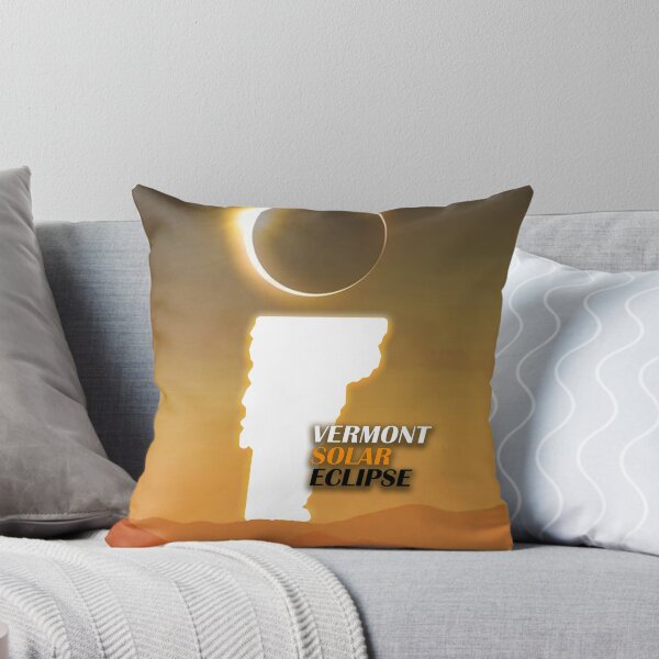 Item preview, Vermont solar eclipse vintage T-Shirt designed and sold by Purple Eggplant Art ⭐⭐⭐⭐.