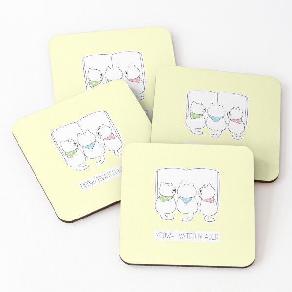 Item preview, Meow-tivated Reader #CatGifts #CatLady #CatMom #CatDad #CatLife designed and sold by Anna Halasek.