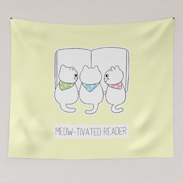 Item preview, Meow-tivated Reader #CatGifts #CatLady #CatMom #CatDad #CatLife designed and sold by Anna Halasek.