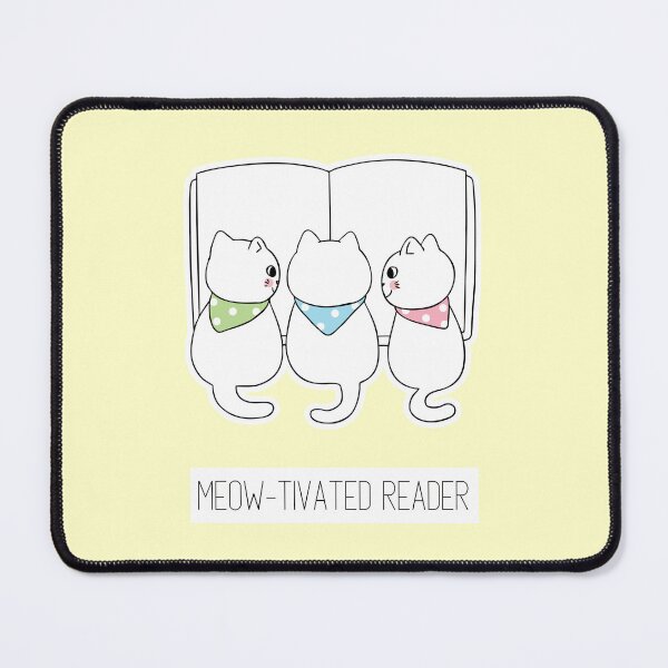 Item preview, Meow-tivated Reader #CatGifts #CatLady #CatMom #CatDad #CatLife designed and sold by Anna Halasek.
