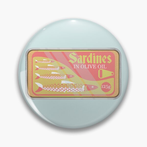 Item preview, Tin of sardines designed and sold by piedaydesigns.