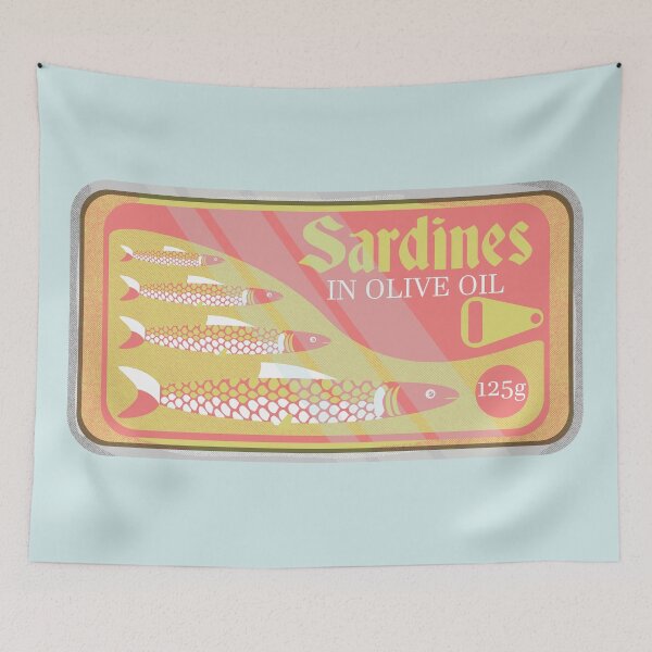 Item preview, Tin of sardines designed and sold by piedaydesigns.