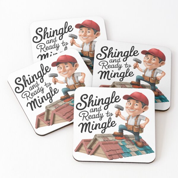 Item preview, Shingle and Ready To Mingle designed and sold by ZenEverAI.