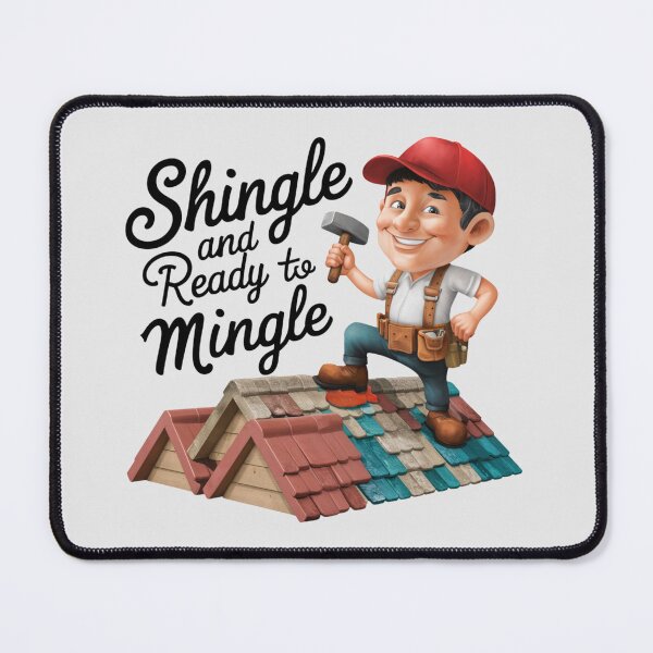 Item preview, Shingle and Ready To Mingle designed and sold by ZenEverAI.