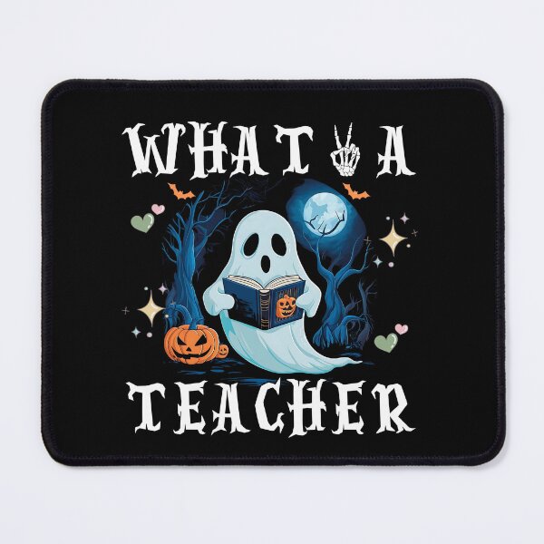 Item preview, What A Peaceful Teacher Ghost Illustration Halloween Funny Teachers Design designed and sold by Raise2Shine.