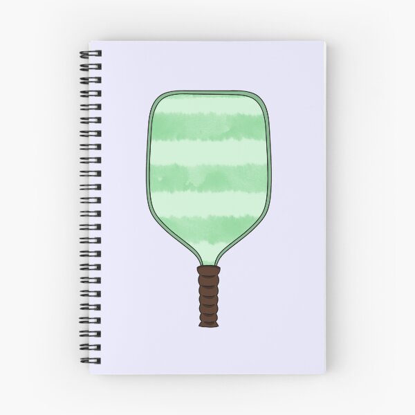 Item preview, Green Striped Pickleball paddle designed and sold by scarletsunrise.