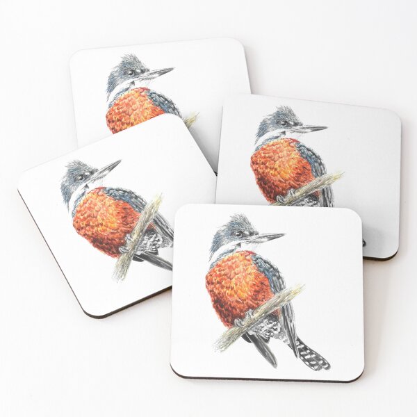 Item preview, Kingfisher (Megaceryle torquata) designed and sold by SandraHaro.