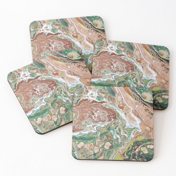 Item preview, Chocolate Greens designed and sold by AmyAbstractArt.