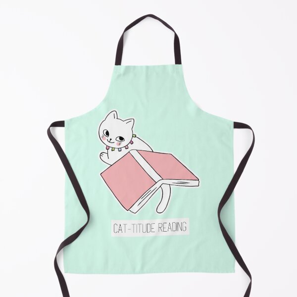 Item preview, Cat-titude reading #CatGifts #CatLady #CatMom #CatDad #CatLife designed and sold by Anna Halasek.