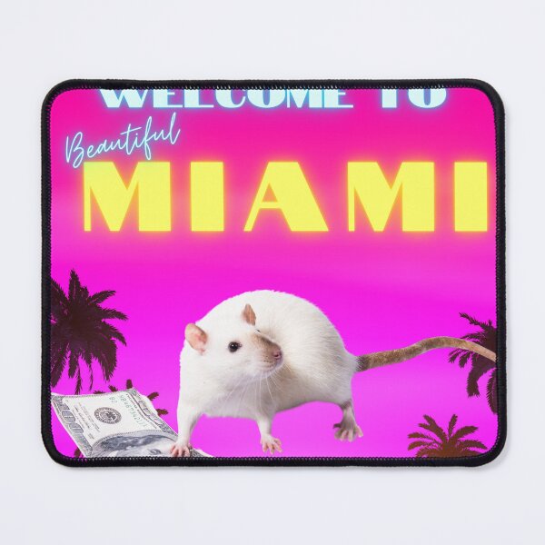 Item preview, Vaporwave Miami Money Rat designed and sold by FairRage.