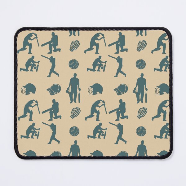 Item preview, Cricket Vintage Seamless Batsmen Pattern designed and sold by SportsT-Shirts.
