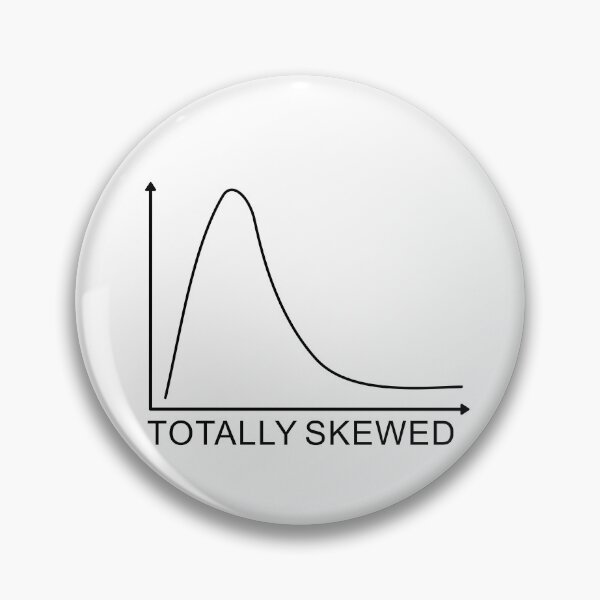 Item preview, Totally Skewed Funny APSTATS Skewed Graph Statistics Gear designed and sold by DynamicDesign.