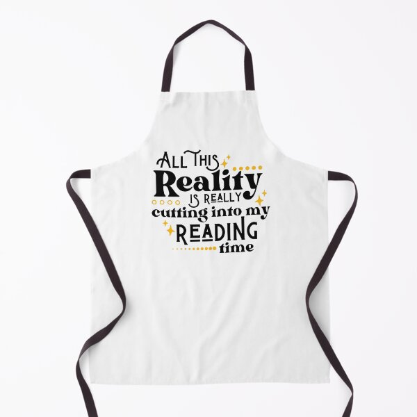 Item preview, Reality Vs. Reading / Book Nerd / Quote Lettering designed and sold by Neadoodles.