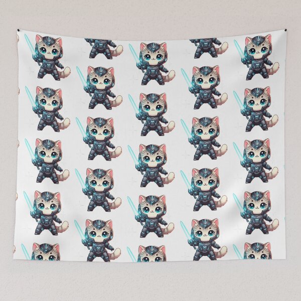 Item preview, Cyber Cat Warrior designed and sold by JH0816.
