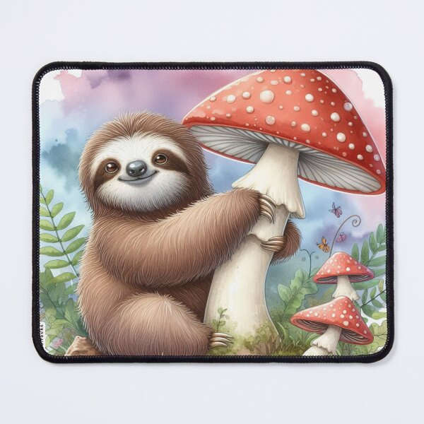 Item preview, Sloth Bear with Amanita Mushroom designed and sold by Fullnature.