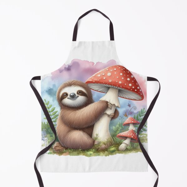 Item preview, Sloth Bear with Amanita Mushroom designed and sold by Fullnature.