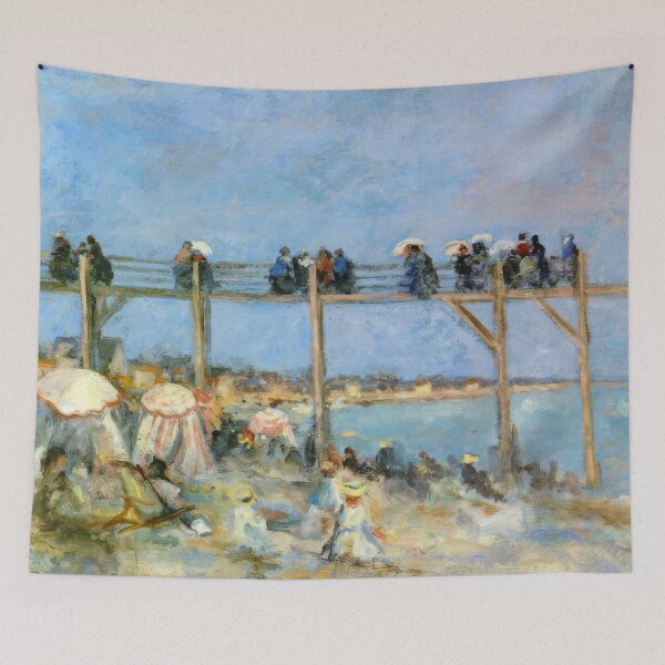 Aperçu de l'œuvre Raoul Dufy La plage de Sainte-Adresse créée et vendue par TeeARTHY.