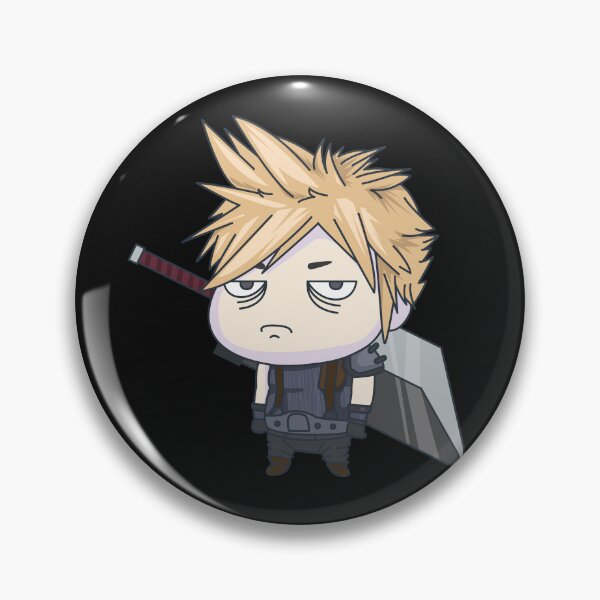 Item preview, Chubby Chibi Character - Final Fantasy game Cloud designed and sold by Craftsanity.