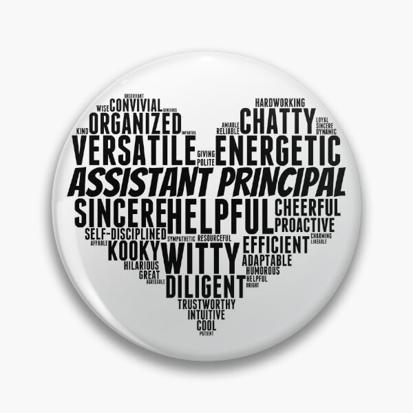 Item preview, Assistant Principal Word Cloud Heart Assistant Principal Gear designed and sold by DynamicDesign.