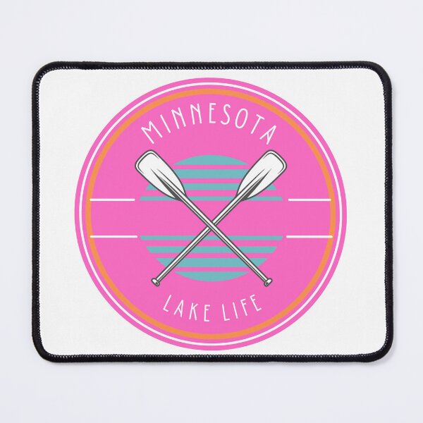 Item preview, Minnesota Lake Life Hot Pink designed and sold by FlyFreeBirdie.
