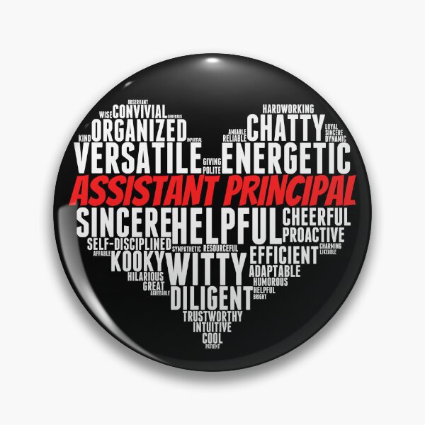 Item preview, Assistant Principal Word Cloud Heart Assistant Principal Gear designed and sold by DynamicDesign.