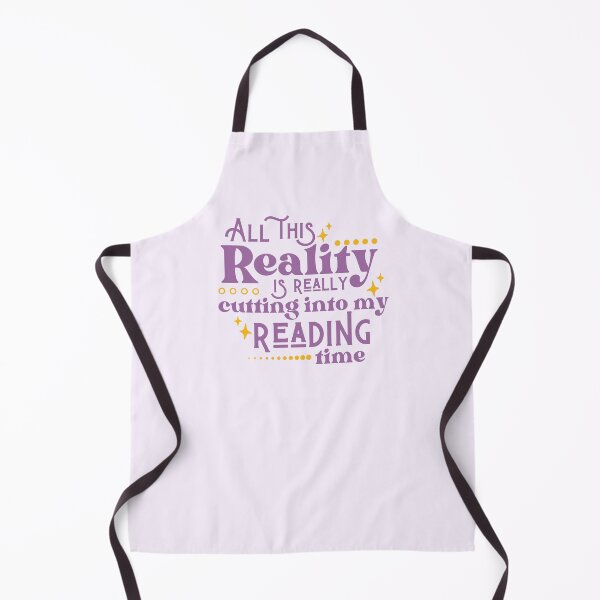 Item preview, Reality Vs. Reading / Book Nerd / Quote Lettering designed and sold by Neadoodles.